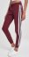 Dámske tepláky Urban Classics Ladies College Contrast Sweatpants - vínové s bielymi prúžkami