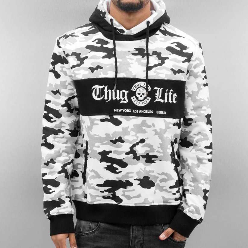 Thug Life / Hoodie Ragthug in white