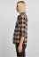 Ladies Turnup Checked Flanell Shirt - black/softtaupe