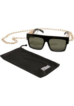 Sunglasses Zakynthos with Chain - black/gold