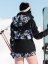 Bunda Roxy Presence kvj1 true black black flowers