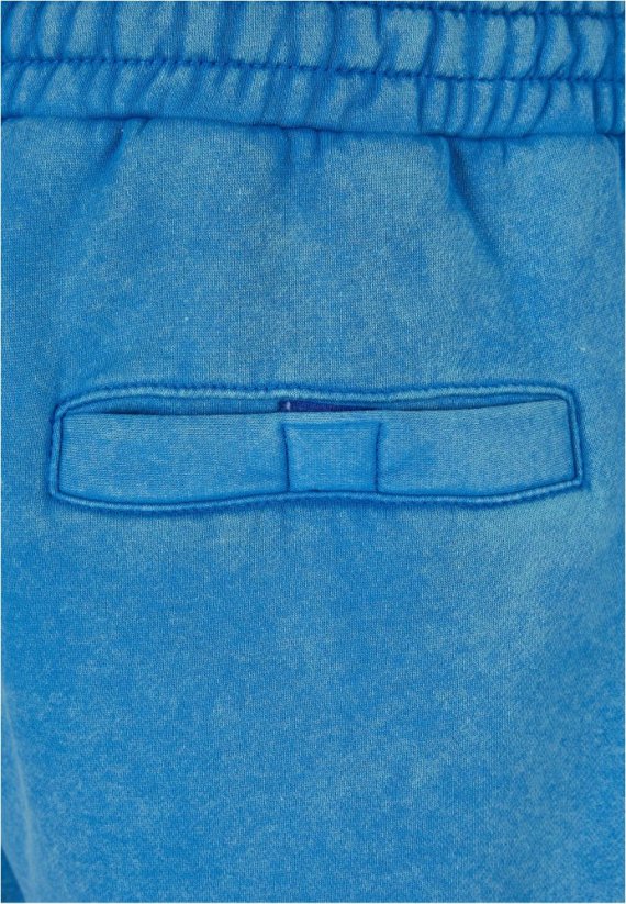 Heavy Stone Washed Sweat Shorts - royal