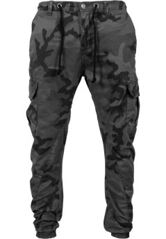 Camo Cargo Jogging Pants - grey camo
