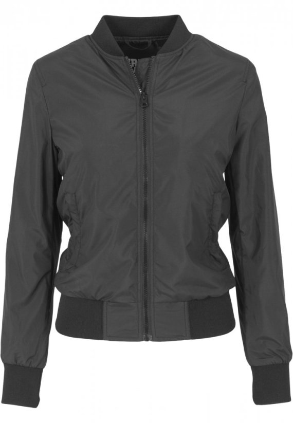 Dámská jarní/podzimní bomber bunda Urban Classics - černá
