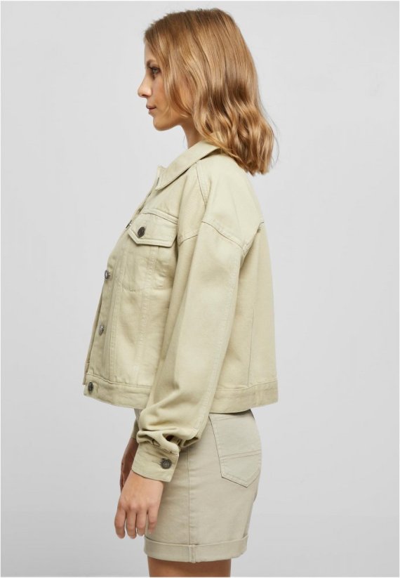 Světlá dámská budna Urban Classics Oversized Colored Denim