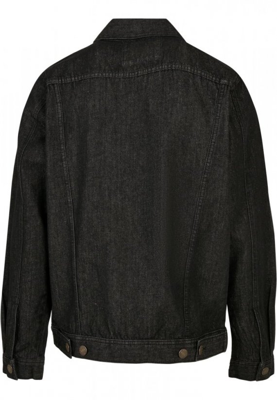 Pánska džínsová bunda Urban Classics Organic Basic Denim Jacket - čierna
