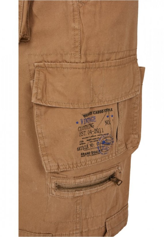 Kraťasy Savage Vintage Cargo Shorts - beige