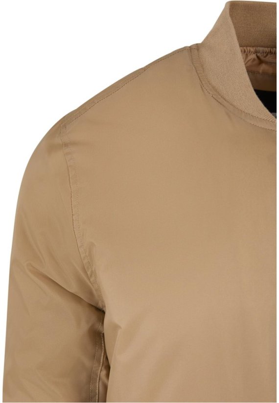 Basic Bomber Jacket - beige