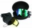 Snowboardové okuliare Horsefeathers Colt - čierne, zelené