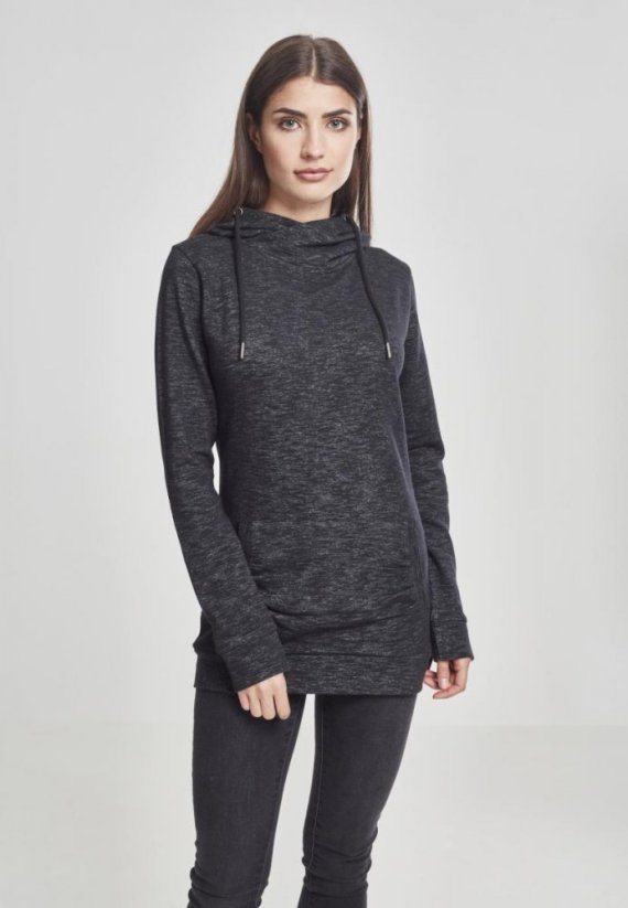 Mikina Urban Classics Ladies Slub Terry High Neck Hoody