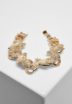 Pray Hands Bracelet - gold