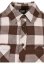 Ladies Turnup Checked Flanell Shirt - pink/brown