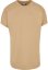 Long Shaped Turnup Tee - unionbeige