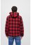 Bunda Brandit  Lumberjacket hooded - red/black