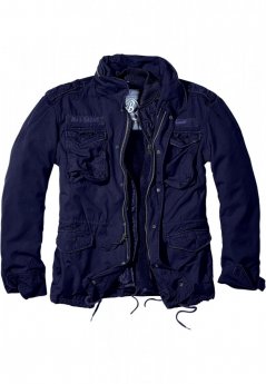 Tmavě modrá pánská zimní bunda Brandit M-65 Giant Jacket