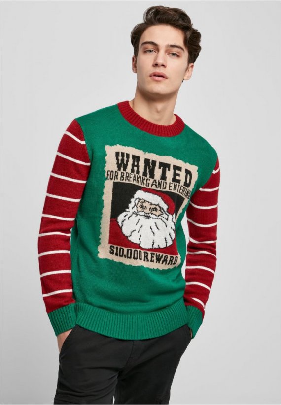 Pánský svetr Urban Classics Wanted Christmas Sweater - barevný