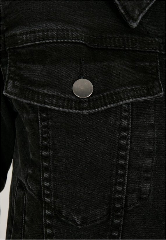 Dámská džínová bunda Urban Classics Ladies Organic Denim Jacket - černá