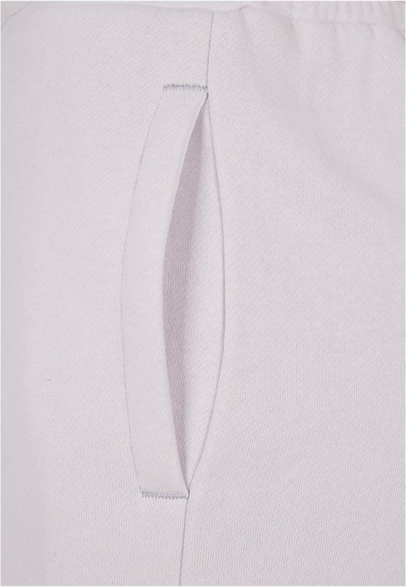 Dámske tepláky Urban Classics Ladies Straight Pin Tuck Sweatpants - svetlo fialové