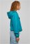 Damska kurtka wiosenno-jesienna Urban Classics Ladies Basic Pullover - turkusowa
