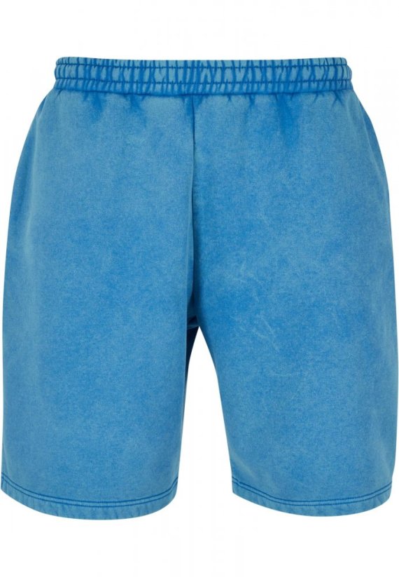 Heavy Stone Washed Sweat Shorts - royal