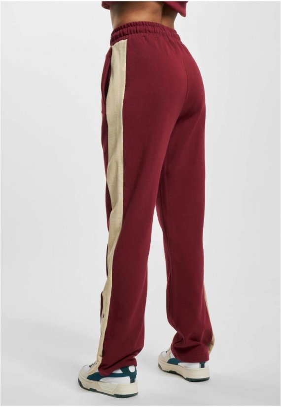 Damskie spodnie dresowe Rocawear Kansas - ciemnoczerwone
