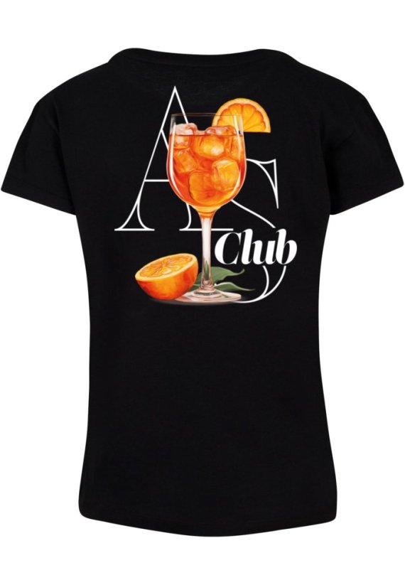 A S Club Ladies Box Tee - black