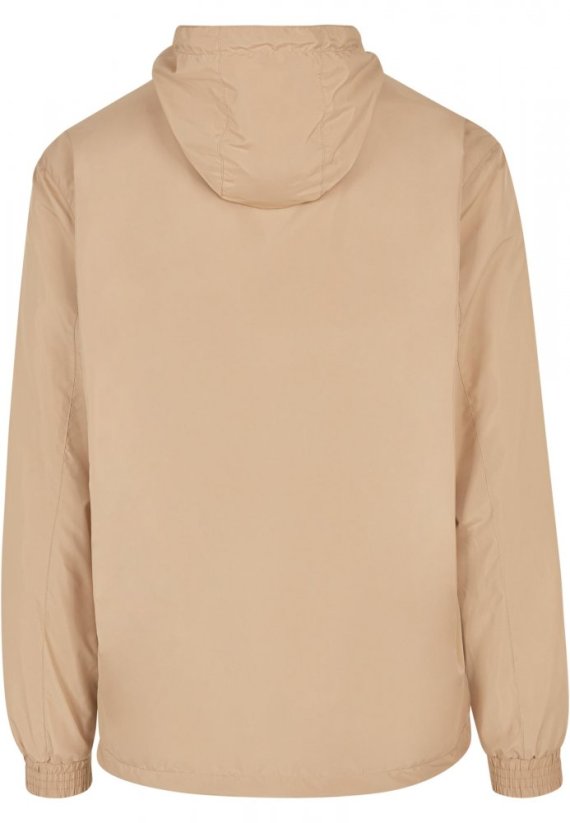Světle hnědá pánská bunda Urban Classics Basic Pull Over Jacket