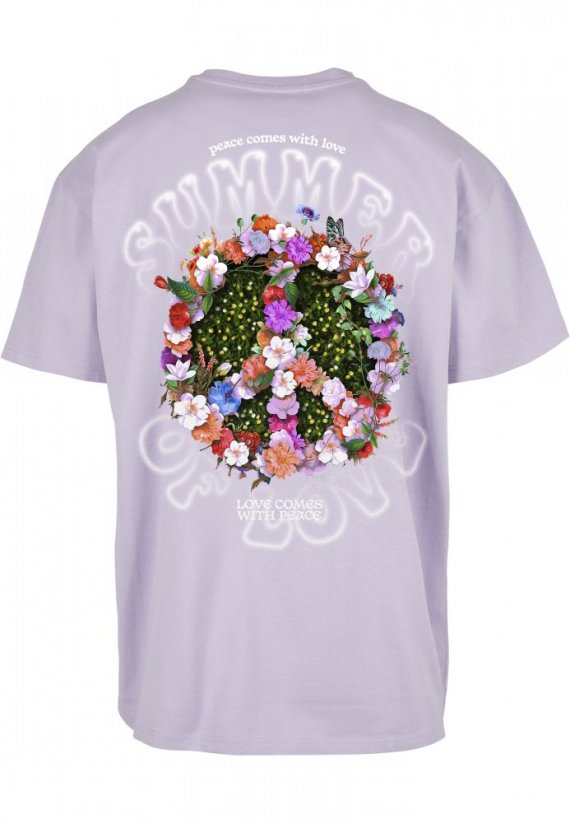 Summer Of Love Oversize Tee - lilac