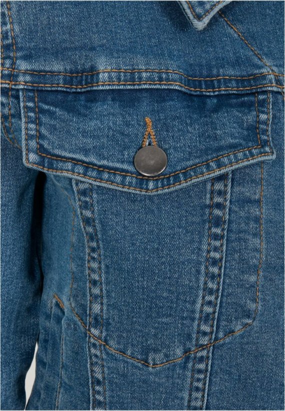Dámska džínsová bunda Urban Classics Ladies Organic Denim Jacket - modrá