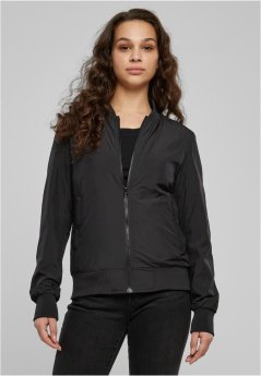 Ladies Light Bomber Jacket  - black