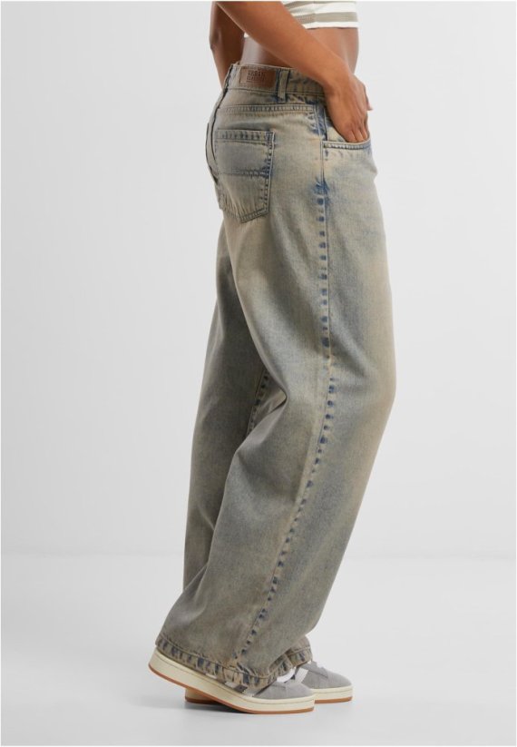 Ladies Low Waist Baggy Fit Denim