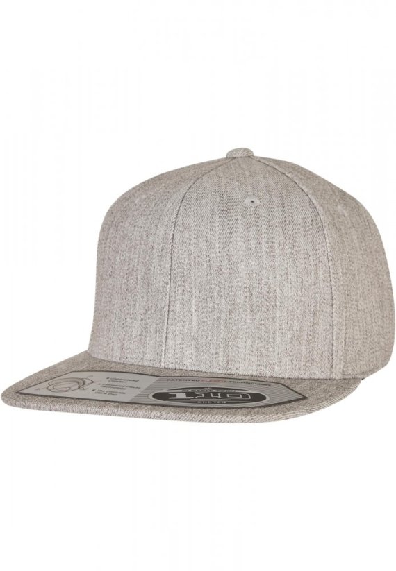 110 Fitted Snapback - heathergrey