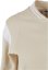 Ladies Inset College Sweat Jacket - softseagrass/white