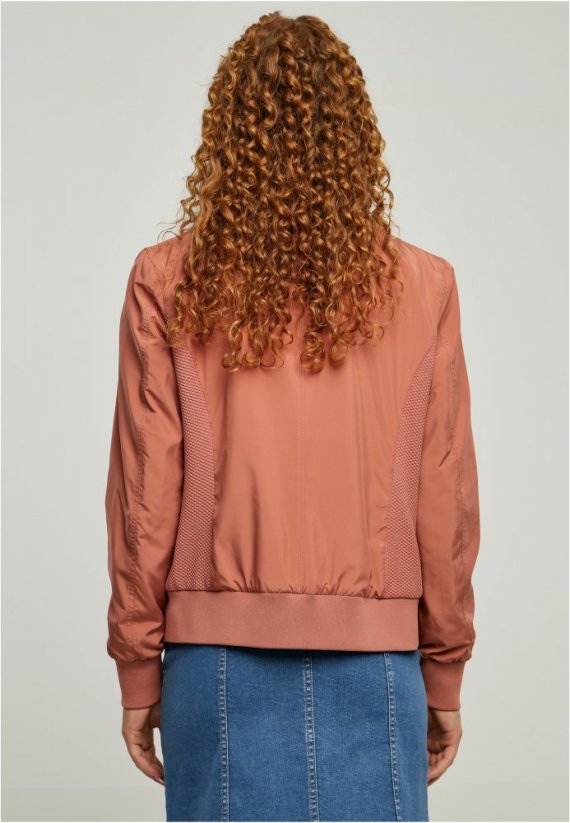 Dámská cihlová jarní/podzimní bomber bunda Urban Classics