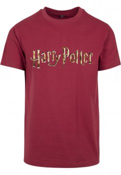 Červené pánske tričko Harry Potter Logo