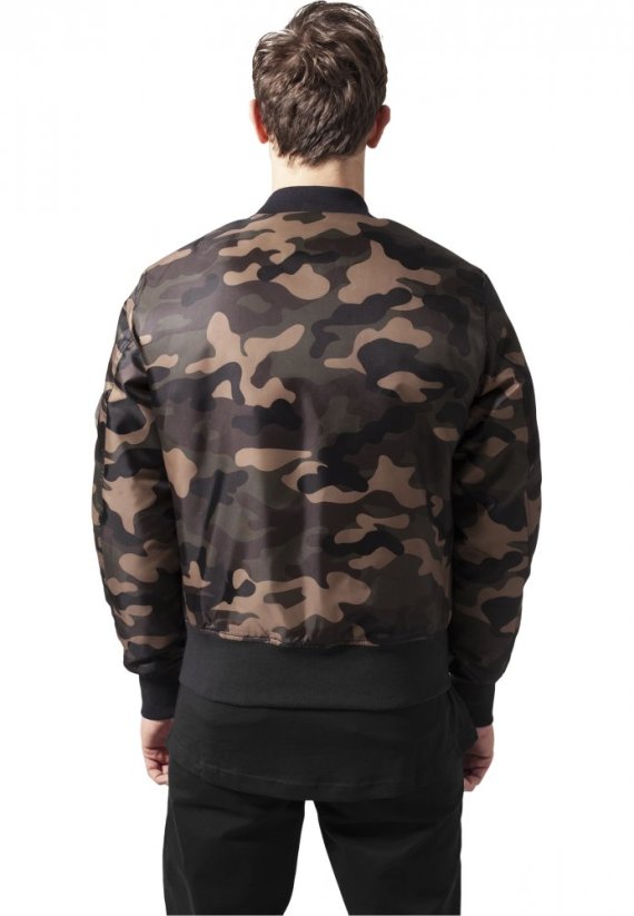 Męska kurtka bomber Urban Classics - ciemny kamuflaż