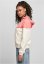 Růžovo béžová dámská jarní/podzimní bunda Urban Classics Ladies Arrow Windbreaker