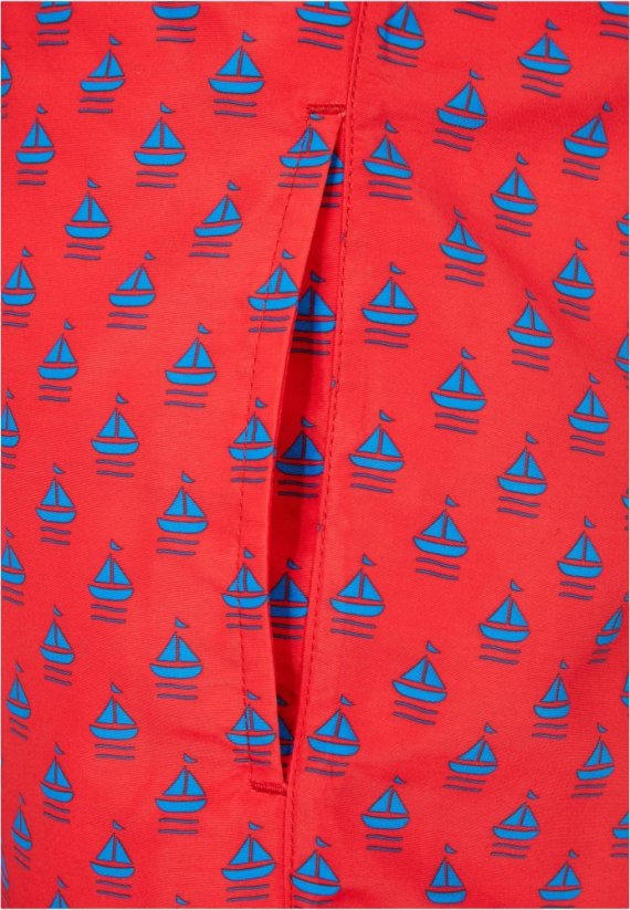 Męskie szorty kąpielowe Urban Classics Pattern Swim Shorts - lil yacht aop