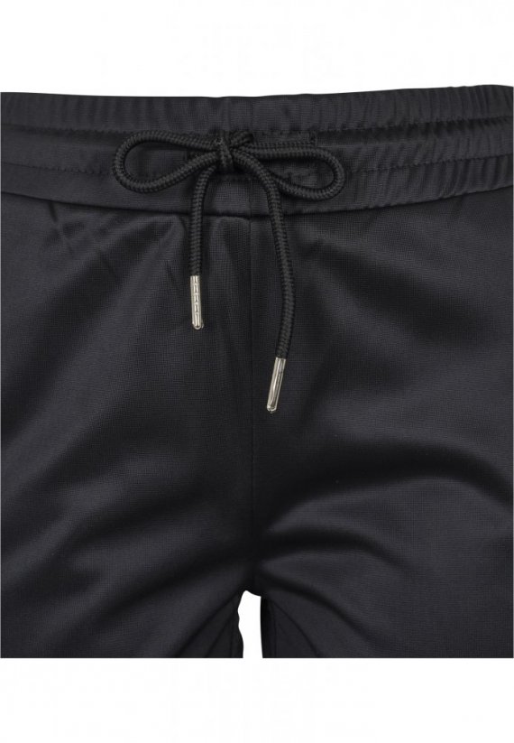 Ladies Button Up Track Pants - blk/wht/blk