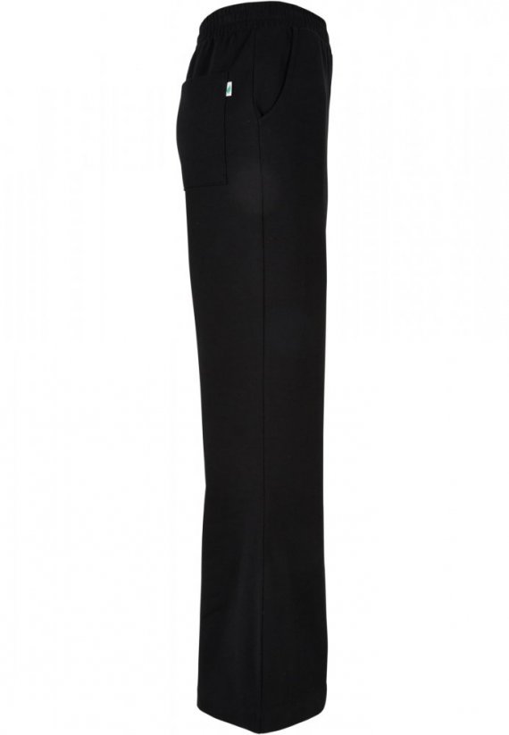 Damskie spodnie dresowe Urban Classics Ladies Organic Ultra Wide - czarne