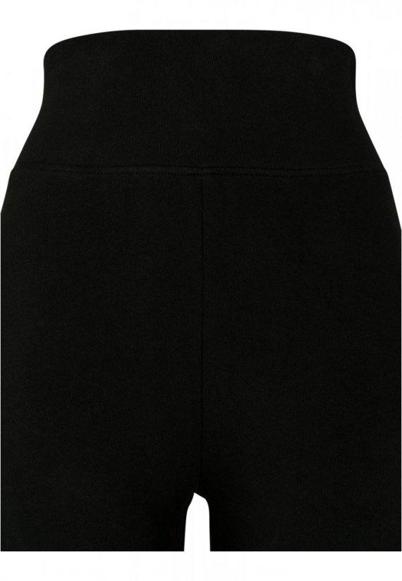 Ladies High Waist Cycle Shorts - black