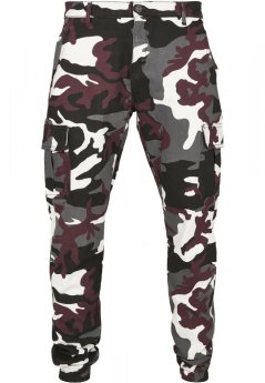 Camo Cargo Jogging Pants 2.0 - wine camo