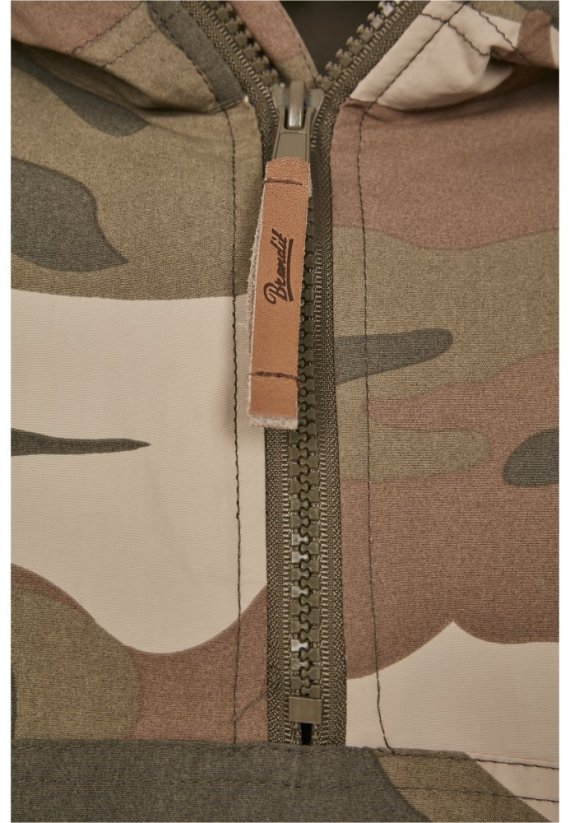 Pánská bunda Brandit Pull Over Windbreaker - wood camo