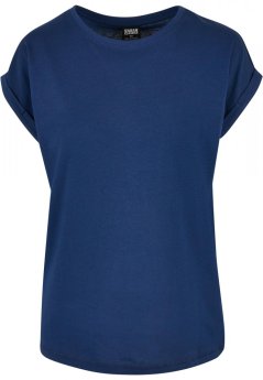 Ladies Extended Shoulder Tee - spaceblue
