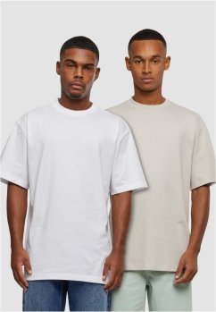 Tall Tee 2-Pack cloud+white 4XL - cloud+white