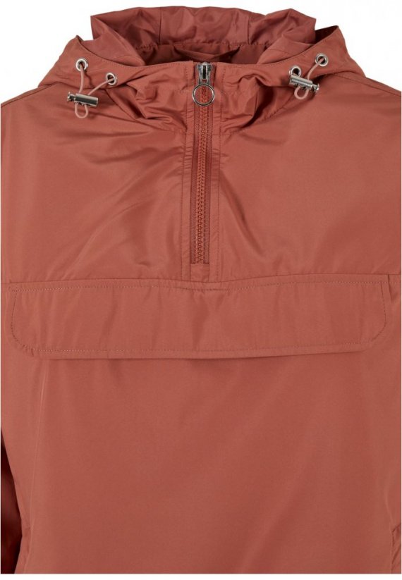 Dámska jarná/jesenná bunda Urban Classics Basic Pullover - hnedá