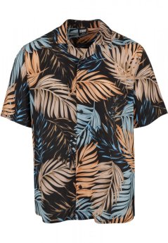 Palmfront pánska košeľa Urban Classics Viscose AOP Resort Shirt