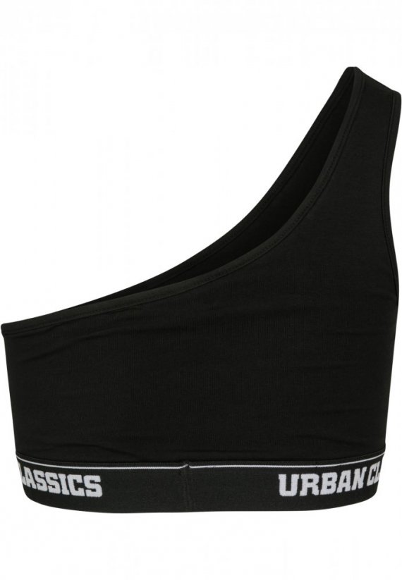 Biustonosz Urban Classics Ladies Asymmetric Logo Bra