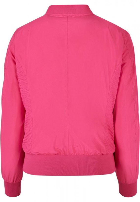 Dámská jarní/podzimní bomber bunda Urban Classics - růžová
