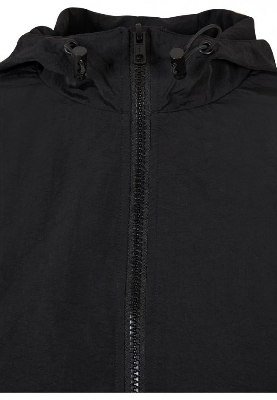 Ladies Short 3-Tone Crinkle Jacket - black/duskrose/whitesand